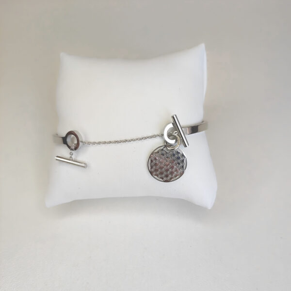 Bracelet "Géraldine" Argenté