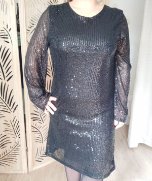 Robe sequin noir