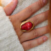 648 Bague "Éclat Pourpre"