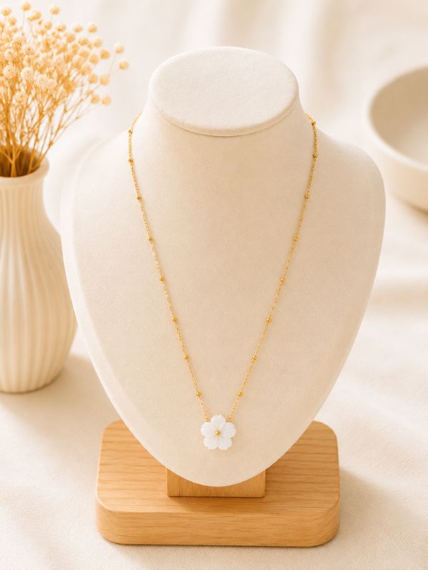 Design sans titre (18) Collier Daisy Pearl