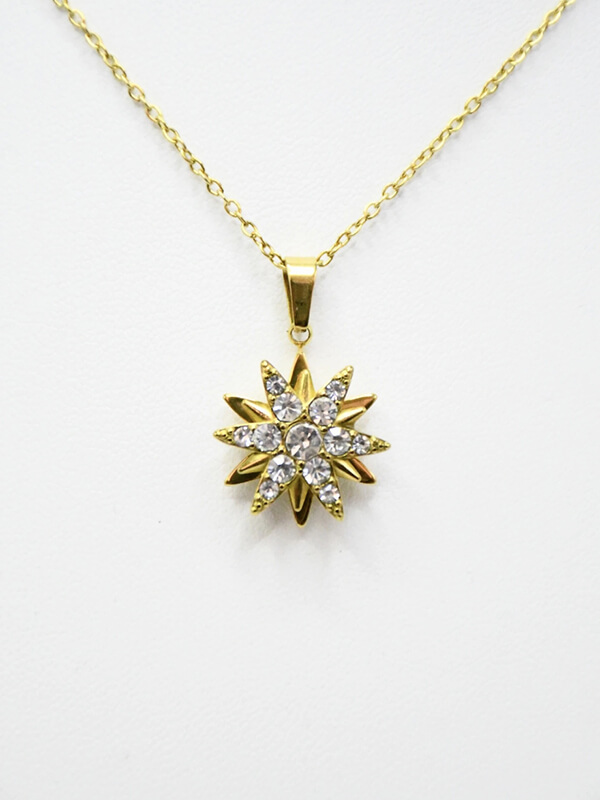 Collier fleur anti-stress