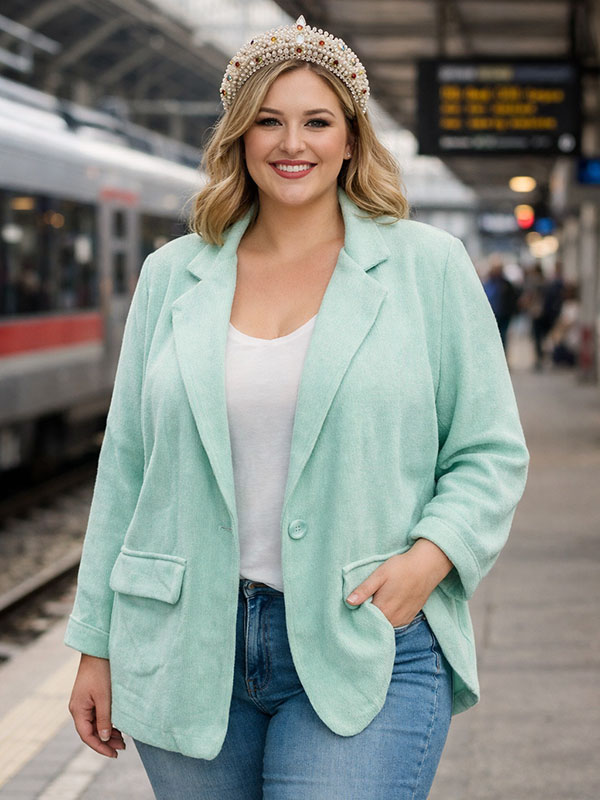 Veste blazer mi-saison – Tailles 44 à 48