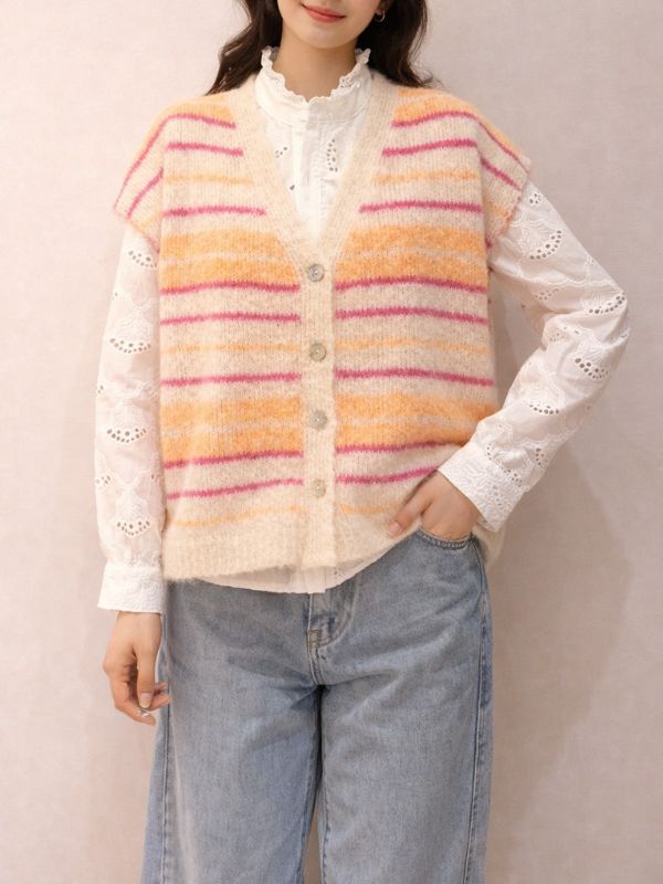 Gilet rayé