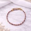 Bracelet perles facettées
