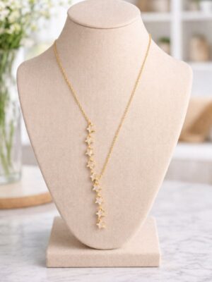 Collier pluie d'étoiles