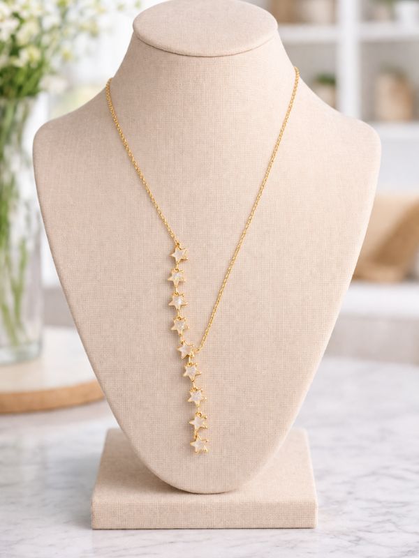 Collier pluie d'étoiles