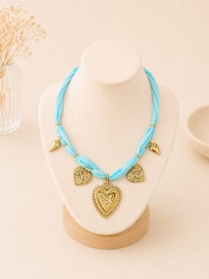 Collier Cœur d’Azur