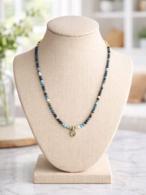 Collier pierre Turquoise africaine