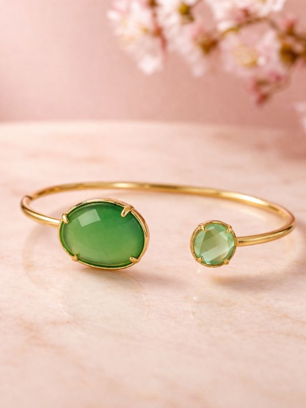 Jonc doré pierres lumineuses