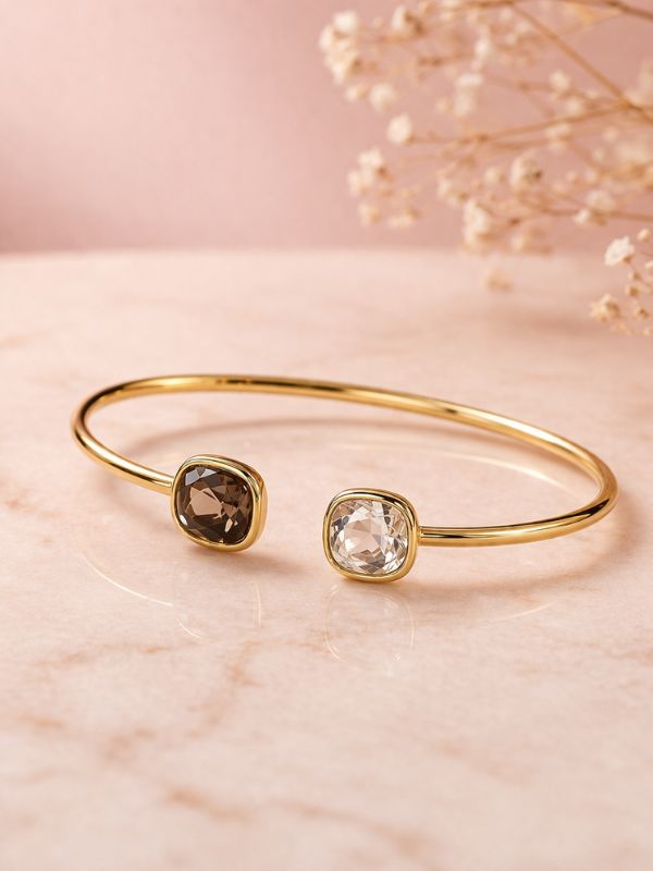 Jonc doré pierres profondes