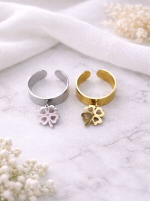 Bague trèfle