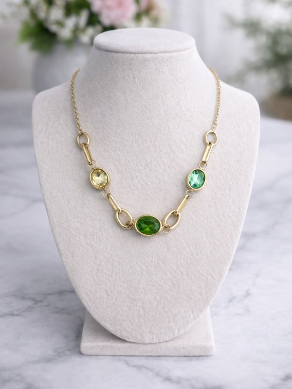 Collier "Kloé" vert