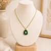 Collier ELora pierre naturelle Malachite