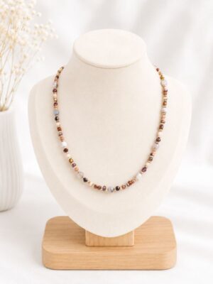 Design sans titre (17) Collier "Pastel élégance"