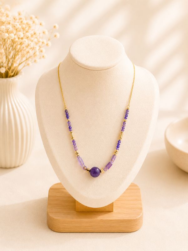 Collier “Améthya” Pierres naturelles
