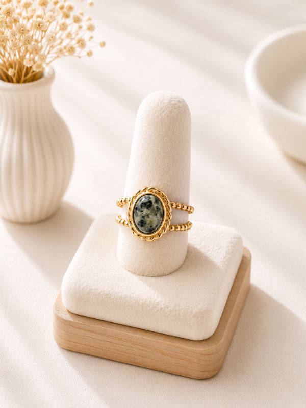 Design sans titre (22) Bague “Jaspe Lunaire”