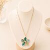 Design sans titre (22) Collier Fleur Azurine