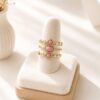 Design sans titre (25) Bague “Rose Élixir”