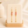 Design sans titre (29) Boucles d’oreilles “Étoile Khaki”