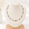Design sans titre (32) Collier “Émeraude Pastel”