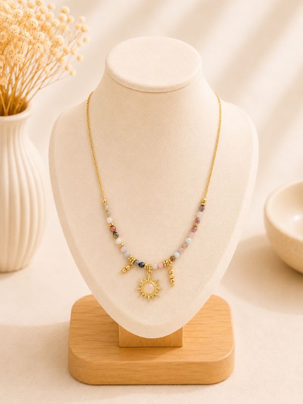Design sans titre (35) Collier Horizon Azur
