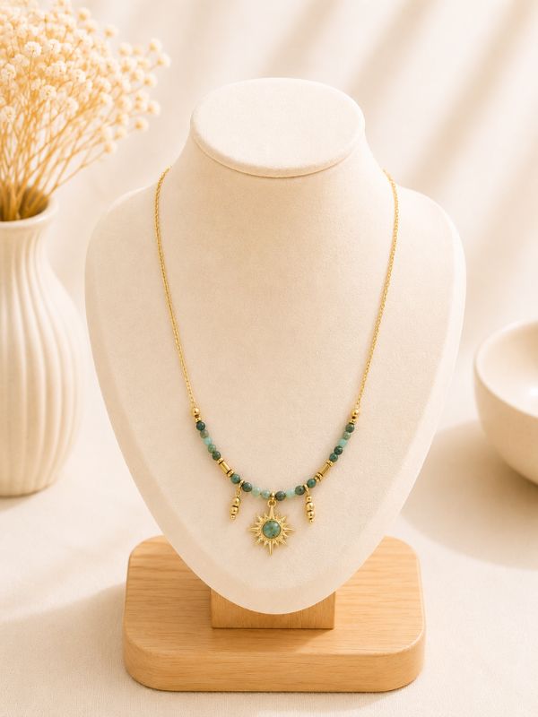 Design sans titre (36) Collier Horizon Azur