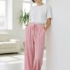 Pantalon fluide plissé 38 au 48