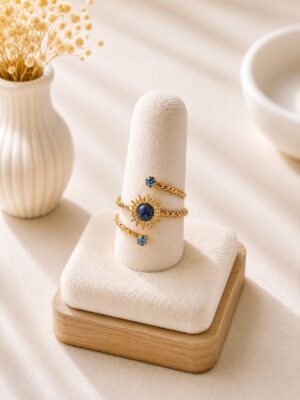 Design sans titre (5) Bague Astra-Pierre naturelle