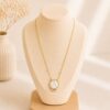 Design sans titre (8) Collier Calira -Pierres naturelles Nacre douce