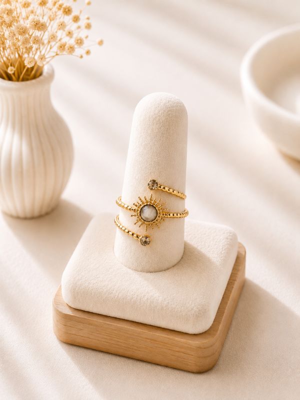 Design sans titre (8) Bague Astra-Pierre naturelle