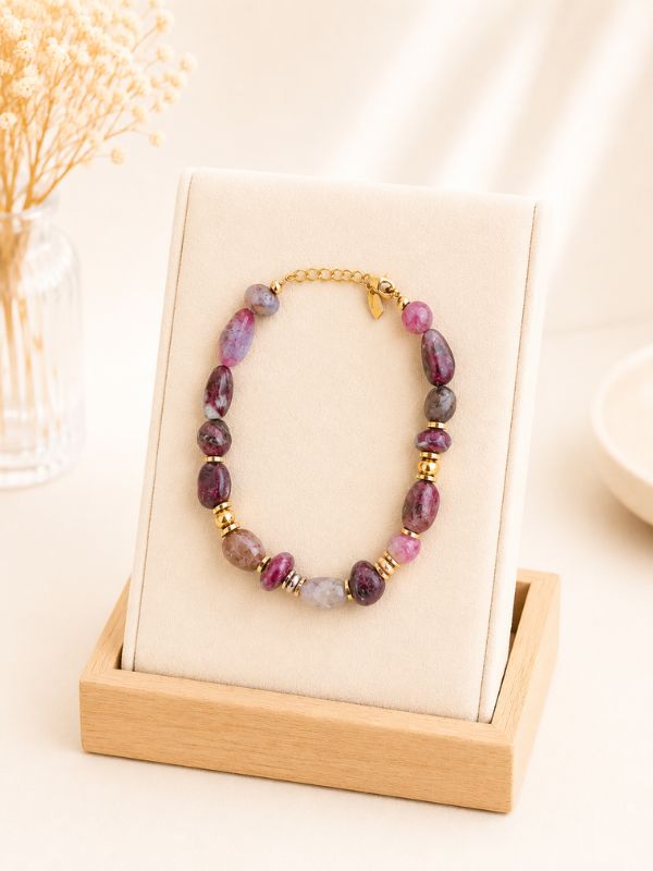 Bracelet Élina – Pierres Naturelles