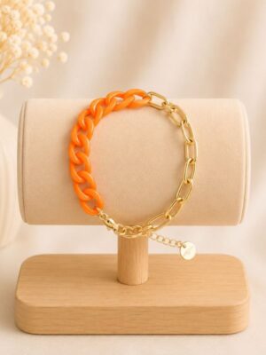 Design sans titre (1) Bracelet Maille Colorée