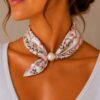 Design sans titre (10) Foulard Élégance Perle #8
