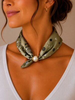 Design sans titre (13) Foulard Élégance Perle #12