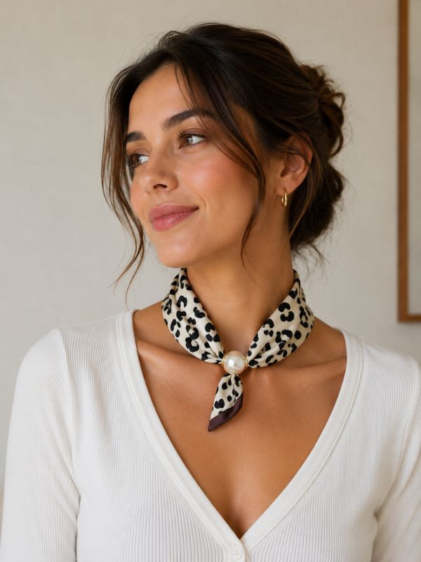 Design sans titre (3) Foulard Femme chic