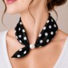 Design sans titre (4) Foulard Élégance Perle #16