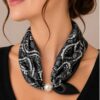 Design sans titre (5) Foulard Élégance Perle #17