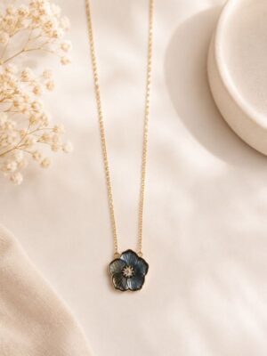 Collier Tiaré grise