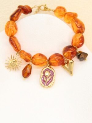 Bracelet Fleur d’Ambre