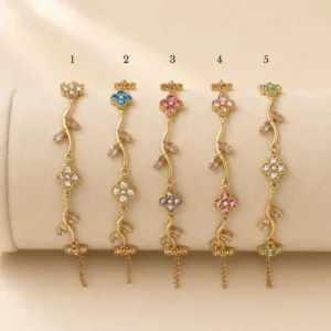 Bracelet fleur Secret