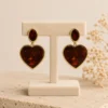 B.O coeur marron