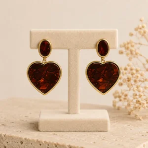 B.O coeur marron