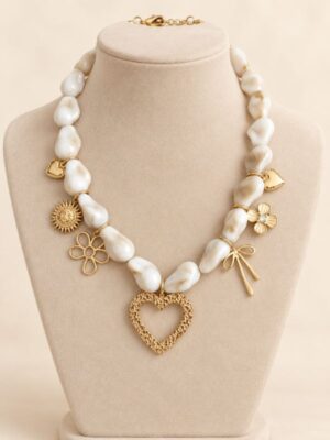 22 Collier Cœur d’Ivoire