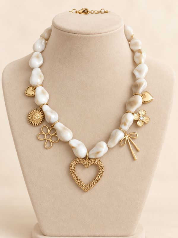 Collier Cœur d’Ivoire