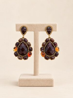 Design sans titre (14) Boucles d oreilles Eclat fauve