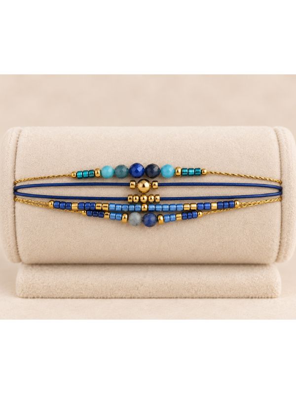 Bracelet Bleu Céleste