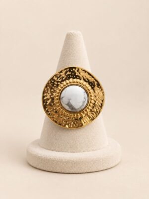 Bague Soleil de Howlite