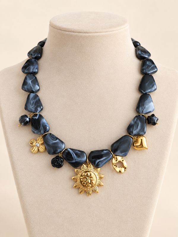 Collier Soleil Fauve
