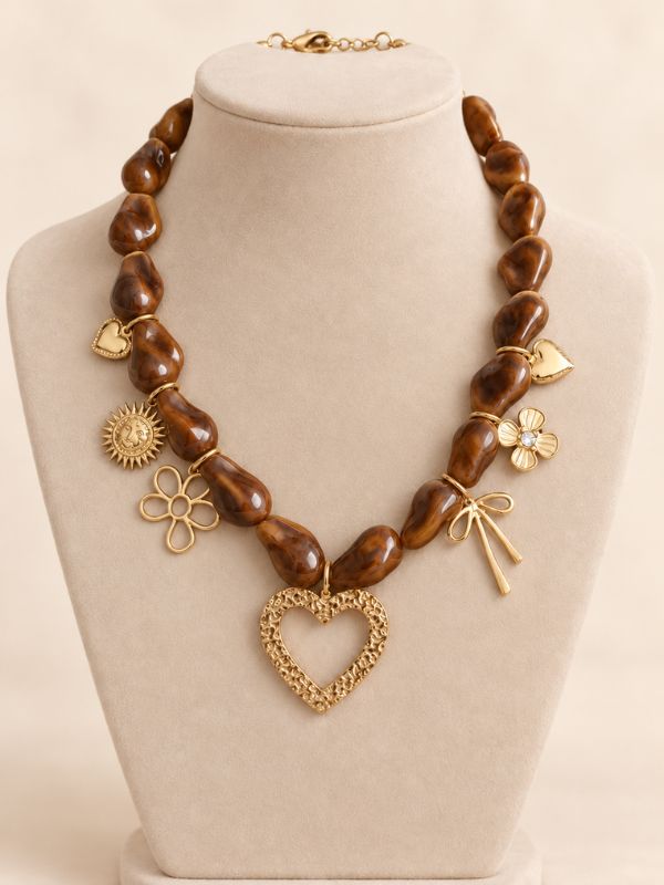 Collier Cœur d’Ivoire
