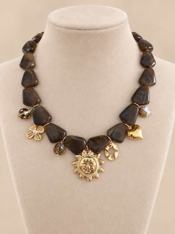 Collier Soleil Fauve